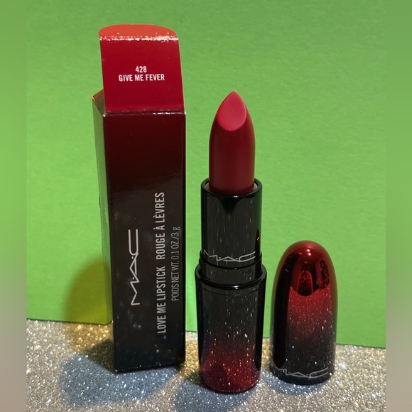 BNIB! MAC Love Me Lipstick in Give Me Fever 428 🥵💄 - Picture 1 of 7